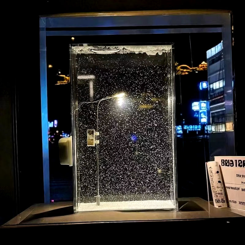 Magical Snowing Street View Lamp