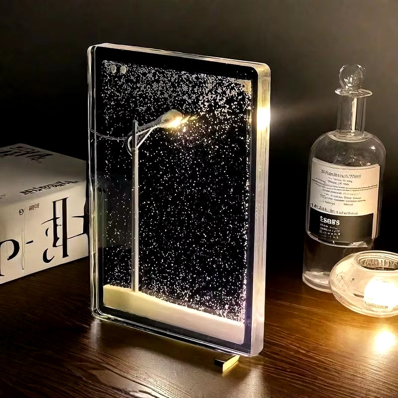 Magical Snowing Street View Lamp